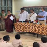 Interact club installation at Government High School, Kanniappa nagar on 11th July-2022