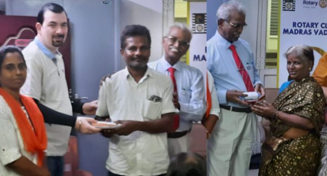 Eye Camp - Spectacle distribution at Porur - 9th August 2022