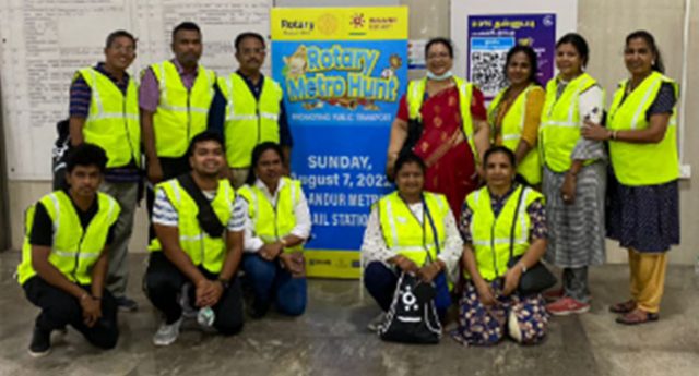 Metro Hunt, a District event was held on 7th August, 2022 at Alandur Metro station