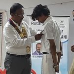 Padma Seshadri Bala Bhavan Senior Secondary School, KK nagar, Interact club installation on 8th  August-2022