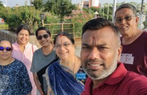 RCMV Members Had a Happy Morning Beach Walk at Marina, Near Gandhi Statue on Sunday, on 28th August