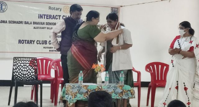 RCMV conducted a Blood donation camp as part of 75th Independence Day celebrations at PSBB School, KK nagar