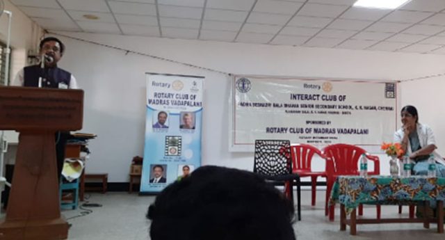 RCMV conducted a Blood donation camp as part of 75th Independence Day celebrations at PSBB School, KK nagar