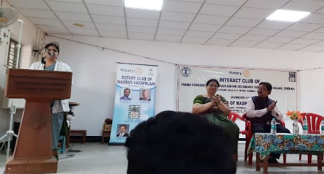 RCMV conducted a Blood donation camp as part of 75th Independence Day celebrations at PSBB School, KK nagar