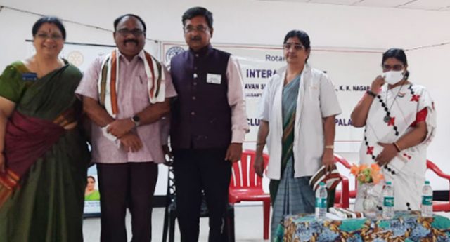 RCMV conducted a Blood donation camp as part of 75th Independence Day celebrations at PSBB School, KK nagar