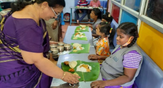 RCMV Anbum Aravanaipum project on 13th August 22 at  Karunaii Trust, Saidapet