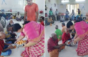 RCMV Anbum Aravanaipum Project on 8th October-22 at All the Children Senior Citizens Home at NSC Bose Road, Chennai