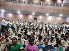 TODAY (7th October 2022) District Along With RCMV Conducted “Drug Addiction Awareness And Its Consequences Program” At Psbbss School With Psbbss School Interact And Other Students.