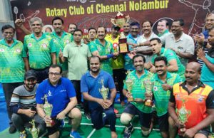 Rotary District 3232 Badminton Tournament Held on 11th December-22
