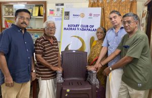 RCMV Anbum Aravanaipum Project on 29th April, 2023 at Akshaya Trust Senior Citizens Valasarawakkam, Chennai