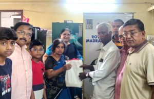 RCMV Anbum Aravanaipum Project on 20th May, 2023 at Padmavathy Amma Aged Home, Mangaadu, Chennai