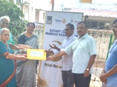 RCMV Anbum Aravanaipum Project on 3rd June, 2023 for Irular Community Hall and Evening School at Gandhi Park Anna Nagar Chennai