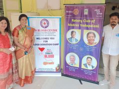 RCMV conducted a Blood donation camp at PSBB, KK nagar On 15th August, 2025