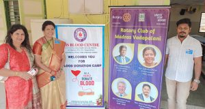 RCMV conducted a Blood donation camp at PSBB, KK nagar On 15th August, 2025