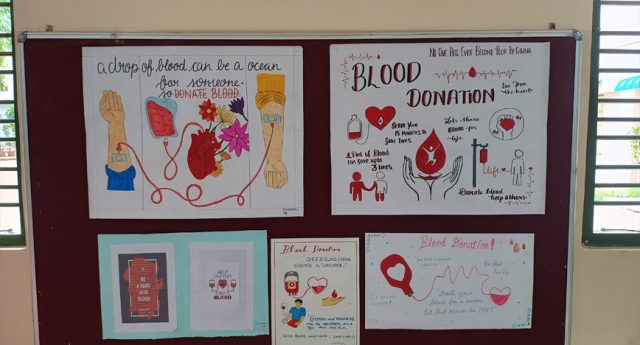 donation camp at PSBB, KK nagar