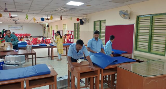 donation camp at PSBB, KK nagar