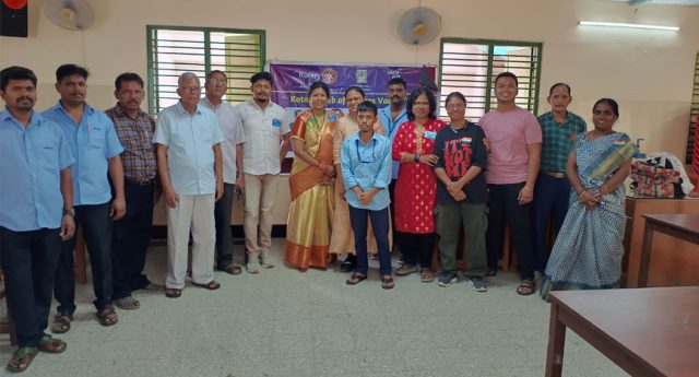 donation camp at PSBB, KK nagar