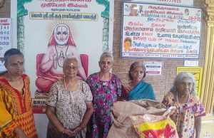 RCMV Anbum Aravanaipum project on 22th July 25 at Brindavanam Old Age Home