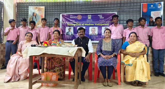 Interact club installation at Kanniappa Nagar
