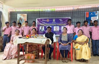 Interact club installation at Kanniappa Nagar on 04th Augest 2025