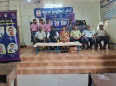 Interact club installation at Mgr Nagar on 04th Augest 2025