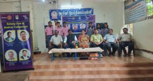 Interact club installation at Mgr Nagar on 04th Augest 2025